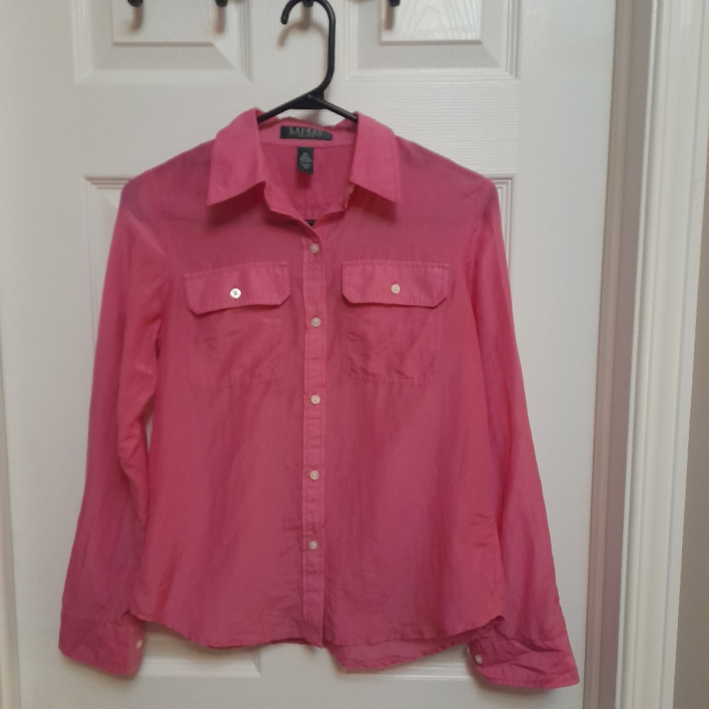 Lauren Ralph Lauren Cotton Silk Blouse